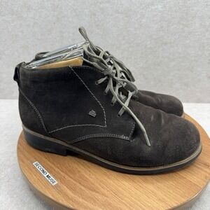 Finn Comfort Cranston Womens Suede Boots Size 6 Brown Comfort Support Everyday